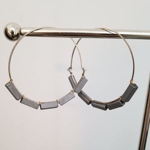 Sarah Briggs Sterling Silver and Stone Earrings